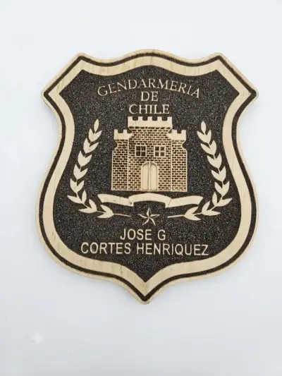 Escudo decorativo Gendarmería de Chile - miniatura 1