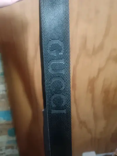 Bolso bandolera Gucci negro con detalle verde y rojo - miniatura 3