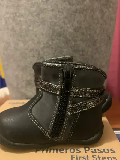 Botines negros para bebé marca Pillín nuevos T18. - miniatura 4