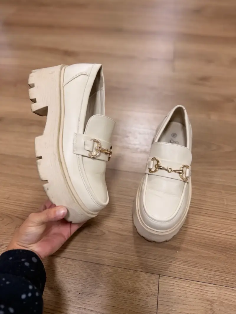 Mocasines blancos mujer talla 37 - 1