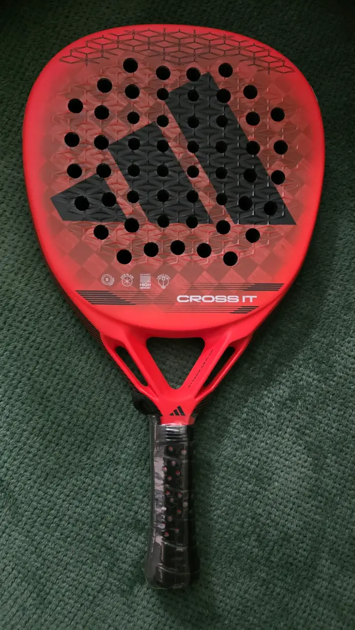 Pala de pádel Adidas Cross IT roja