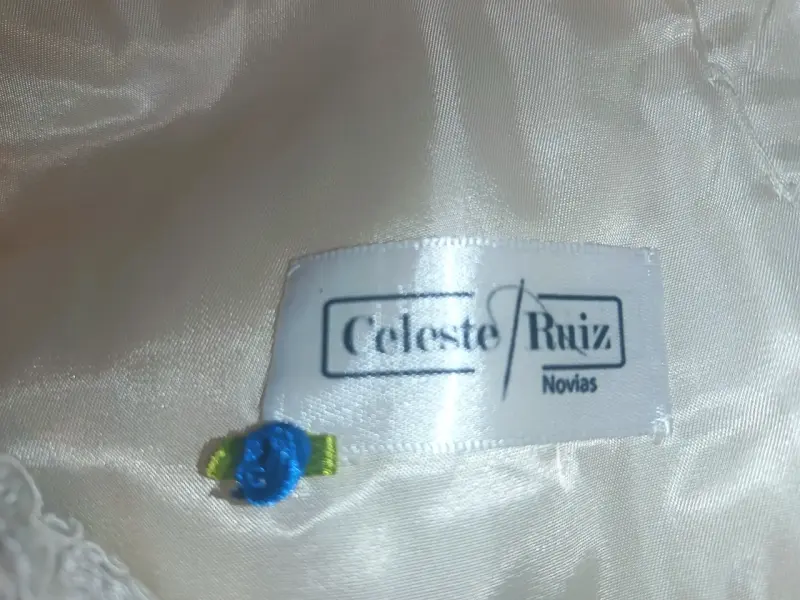 Vestido de novia Celeste Ruiz elegante - 1