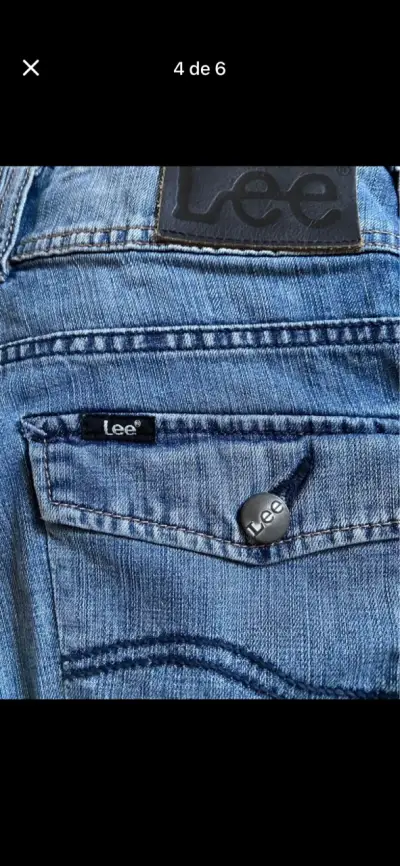 Jeans tiro bajo de mujer - miniatura 4