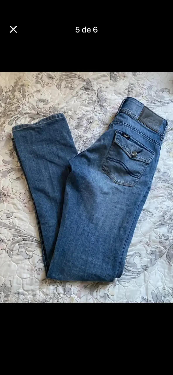 Jeans tiro bajo de mujer - 5