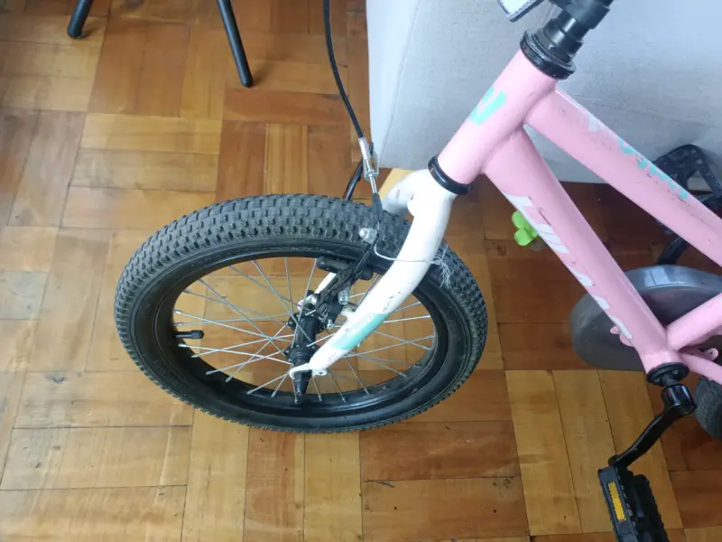Bicicleta infantil Hiland rosa AX160 - 4