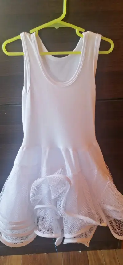 Traje de Cueca  China infantil rojo y blanco - miniatura 4