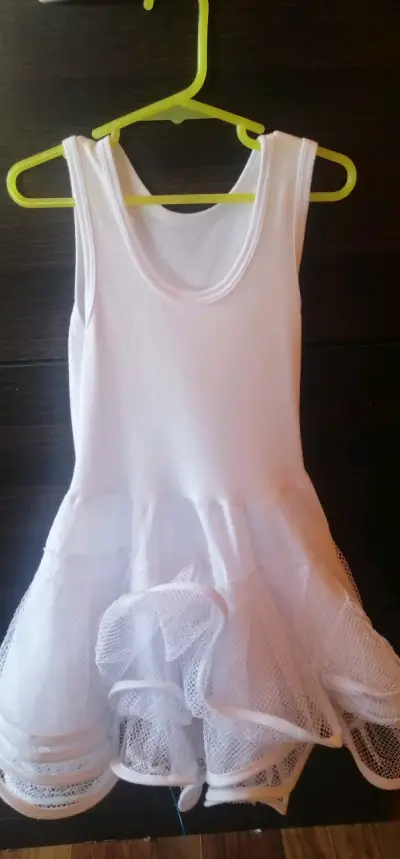 Traje de Cueca  China infantil rojo y blanco - miniatura 5