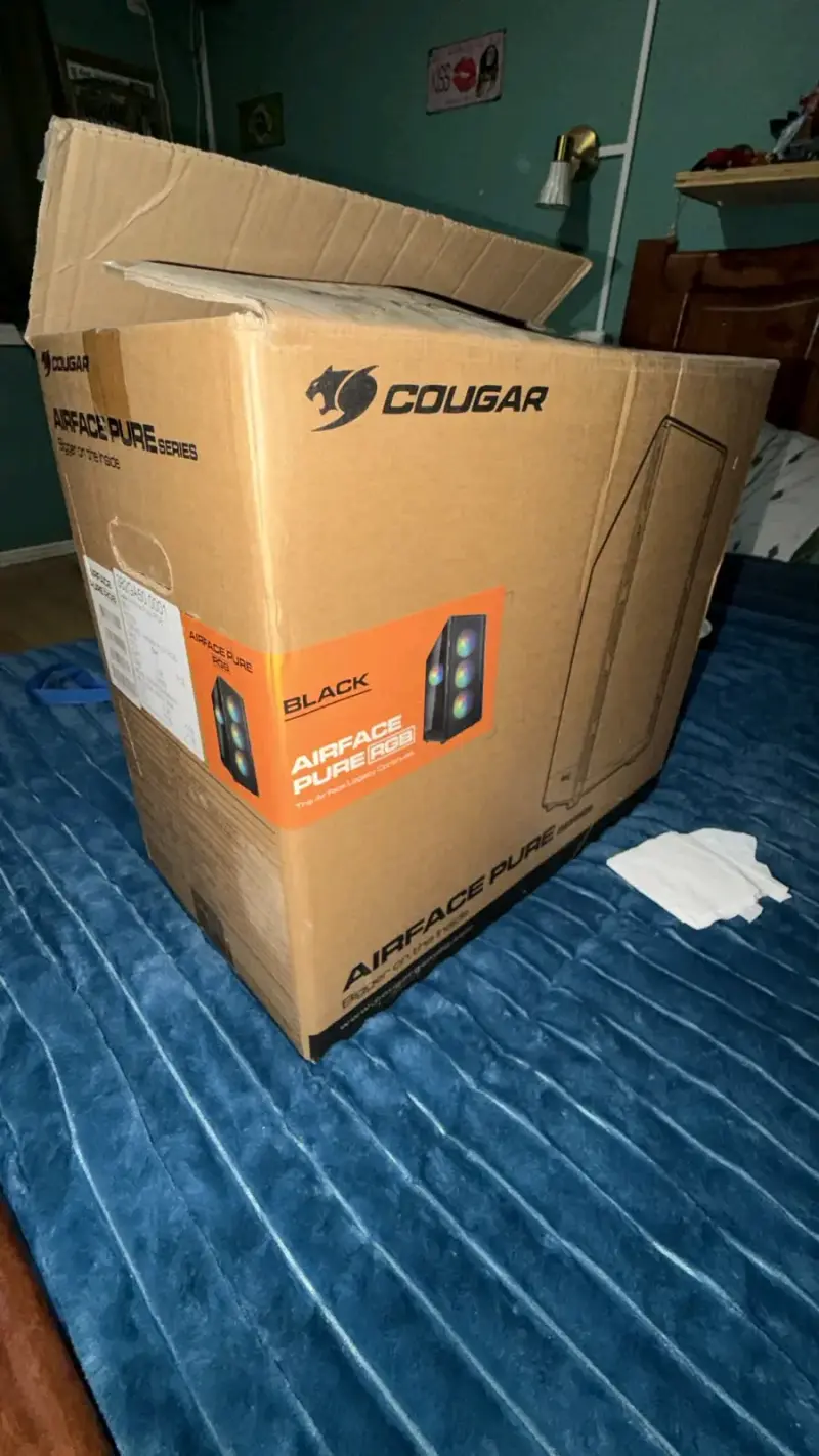 Gabinete Cougar Airface Pure RGB Negro - 1