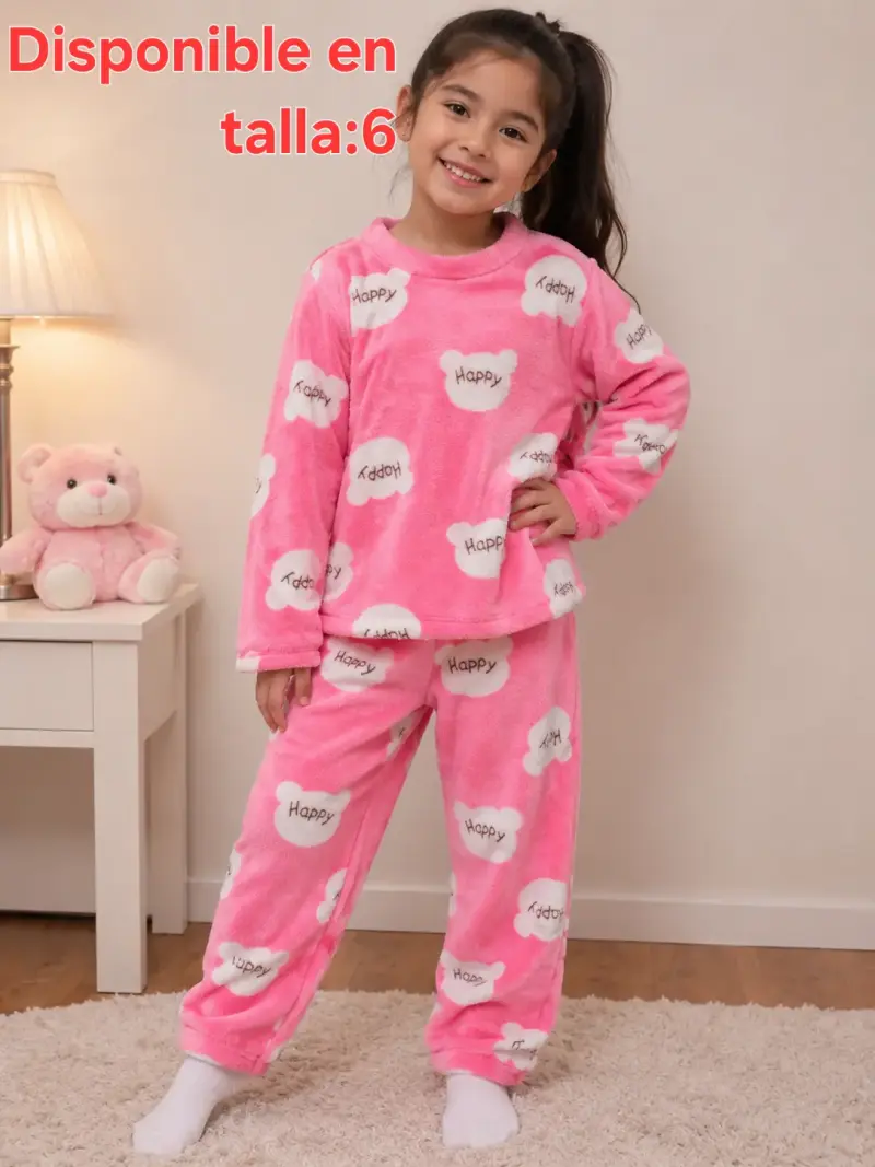 Pijama infantil de plush, para niños y 👧 👦✅️✅️ - 2