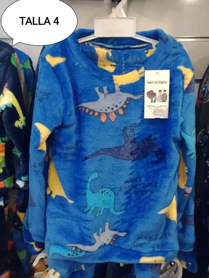 Pijama infantil de plush, para niños y 👧 👦✅️✅️ - 5