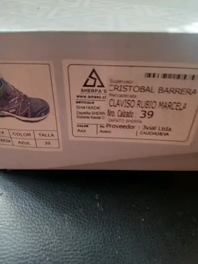Zapatos de seguridad num 39 - miniatura 3