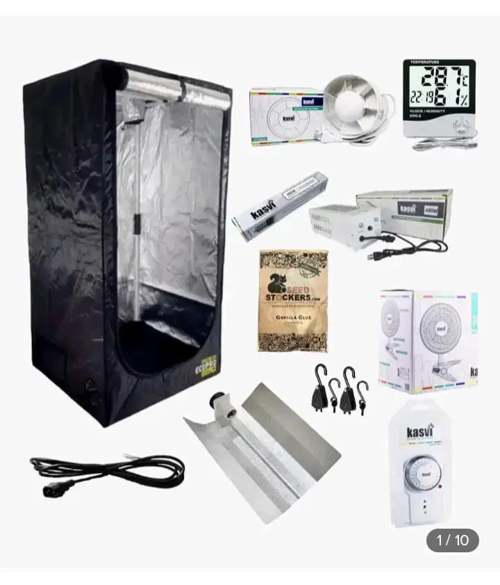Kit completo de cultivo indoor dark box - 1