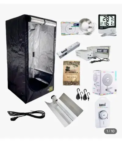 Kit completo de cultivo indoor dark box - miniatura 1
