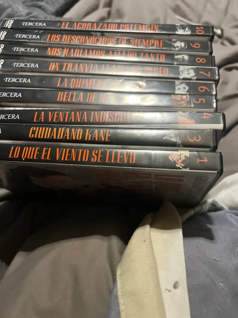 Colección de películas clásicas en DVD