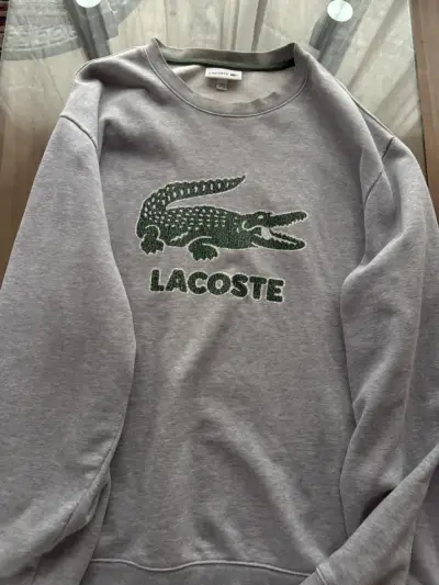 Polerón gris Lacoste XXL - miniatura 1
