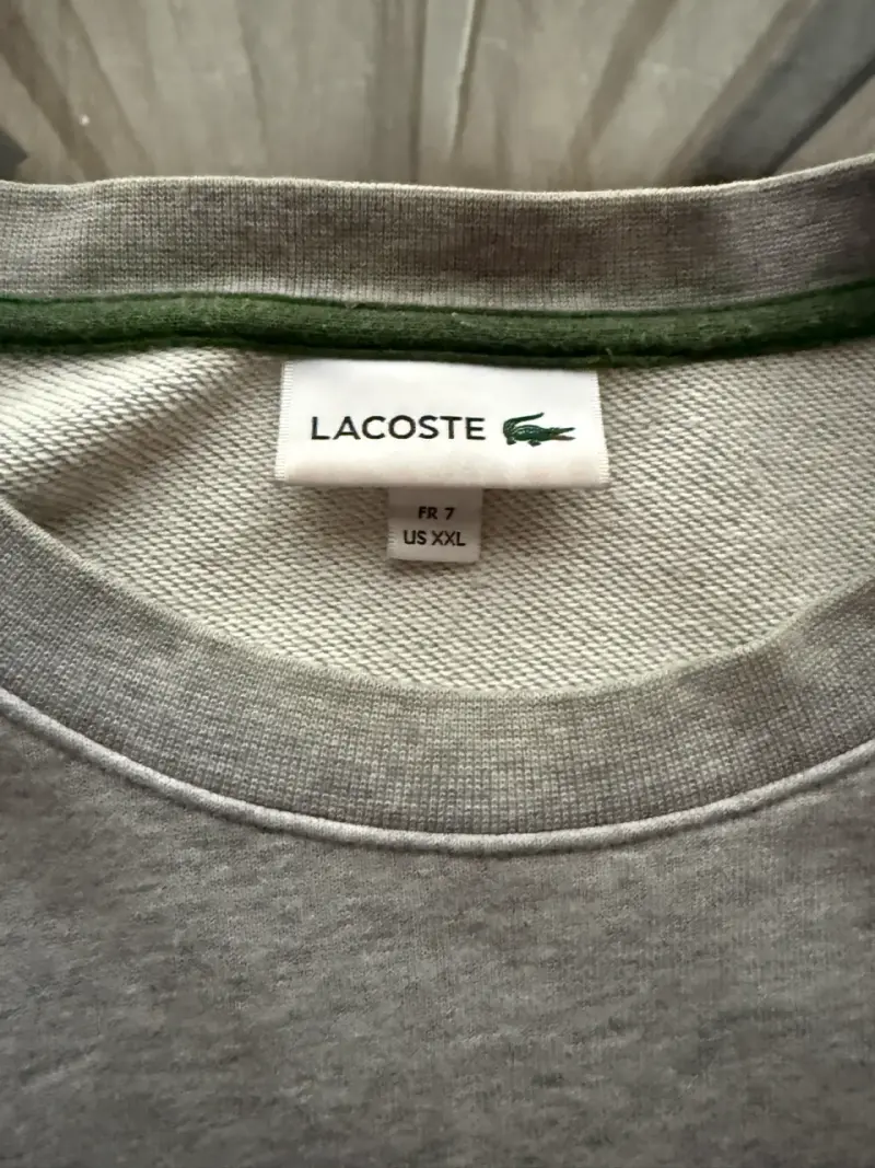 Polerón gris Lacoste XXL - 2