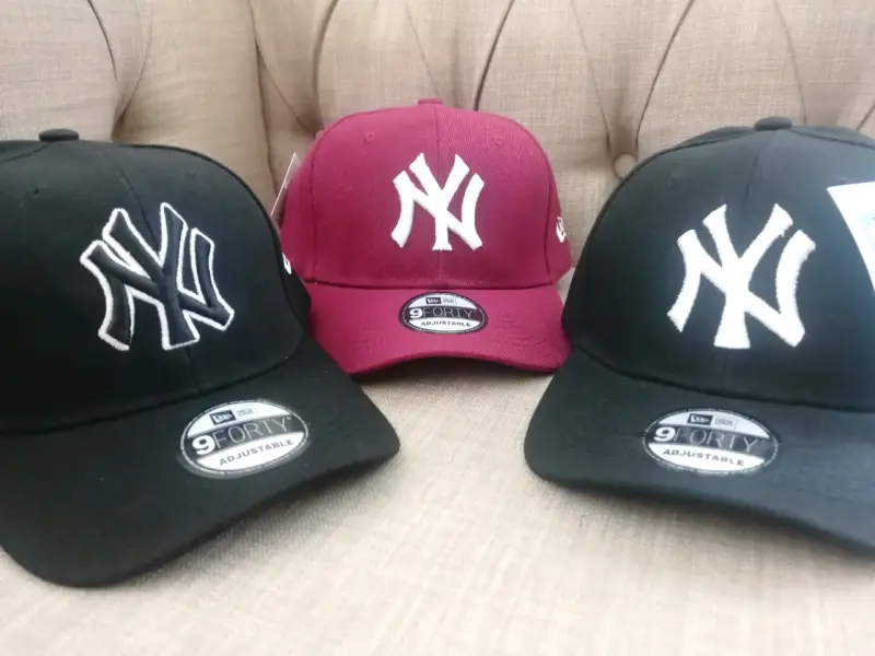 Gorra New Era 9FORTY ajustable burdeos - 5