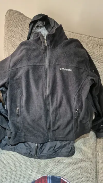 Chaqueta polar Columbia negra para mujer - miniatura 3