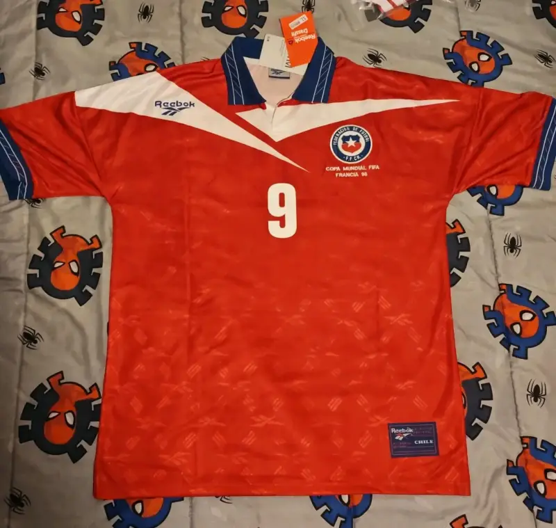 Camiseta Reebok Chile Zamorano 9 - 2