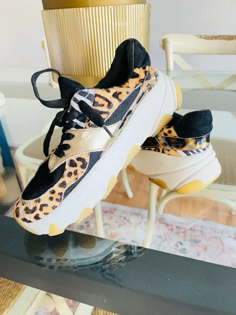Zapatillas deportivas con estampado animal print - 2