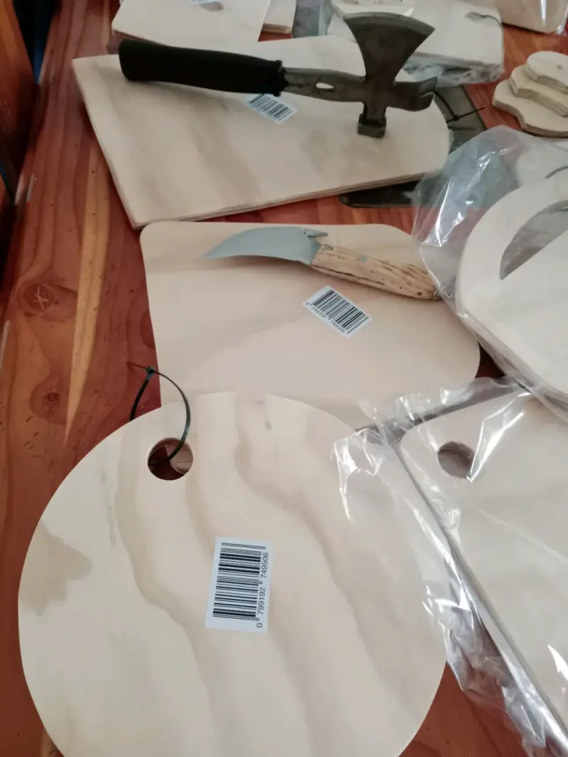 Set de tablas de madera para cortar - 4
