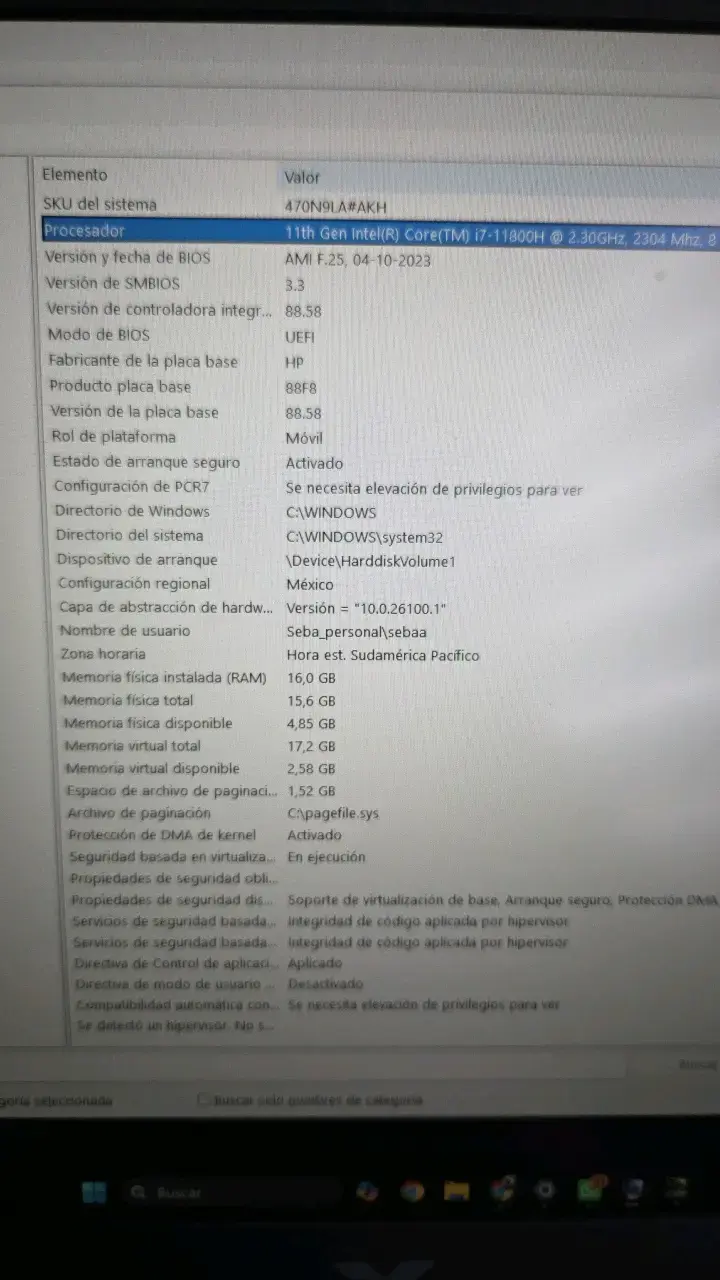 Laptop HP Victus Intel Core i7 16.1'' con RTX 3060 - 5