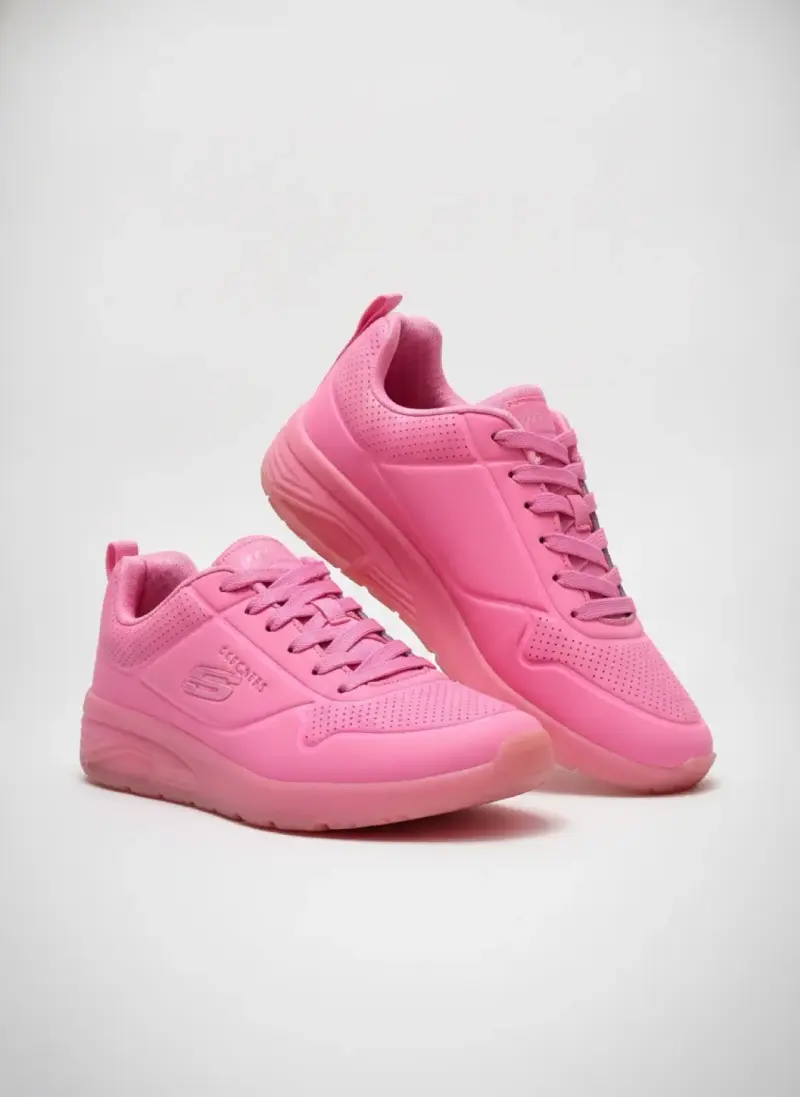 Zapatillas deportivas Skechers rosas para mujer - 1