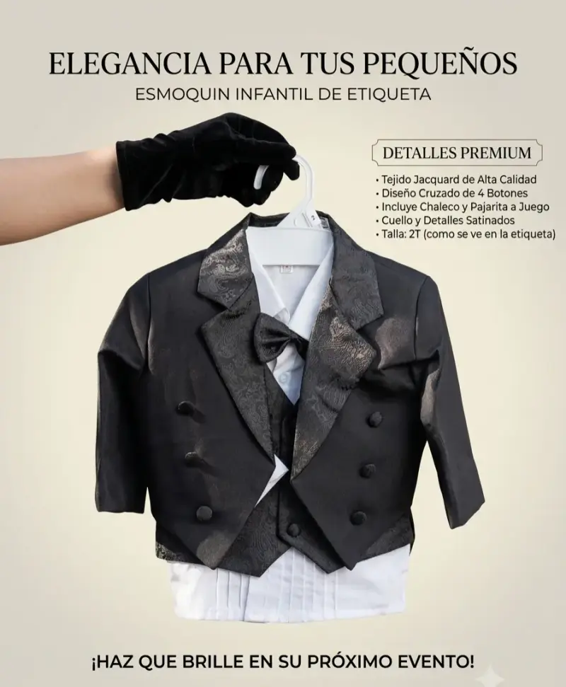 Esmoquin infantil
