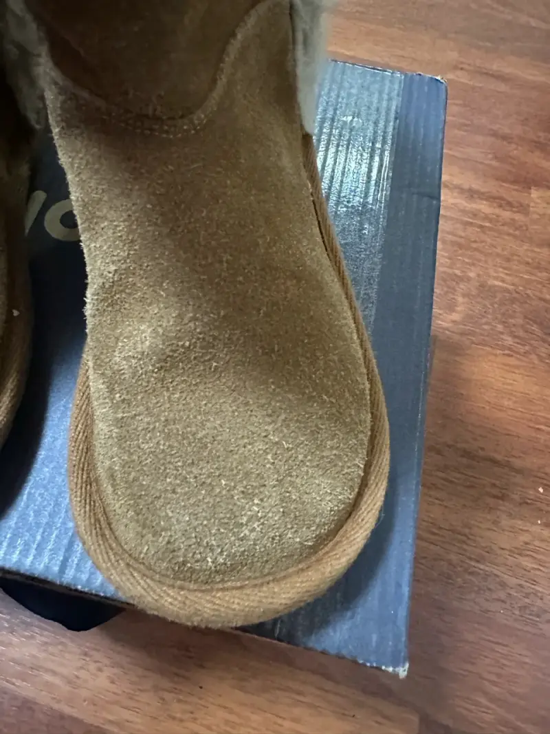 Botas de invierno con forro de lana beige - 4