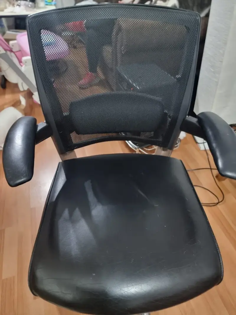 Silla de oficina ergonómica negra merryfair - 1