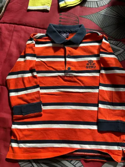 Polera de rayas para niño - miniatura 1