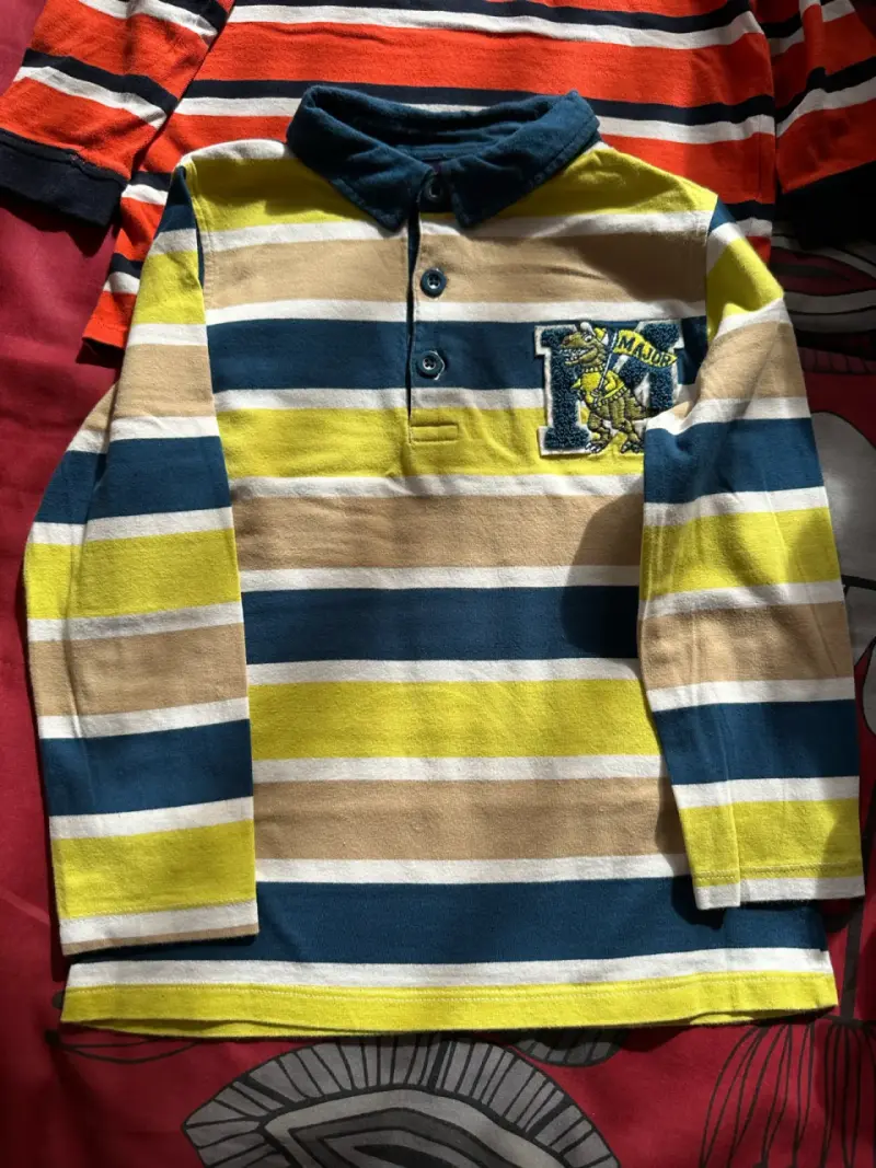 Polera de rayas para niño - 2