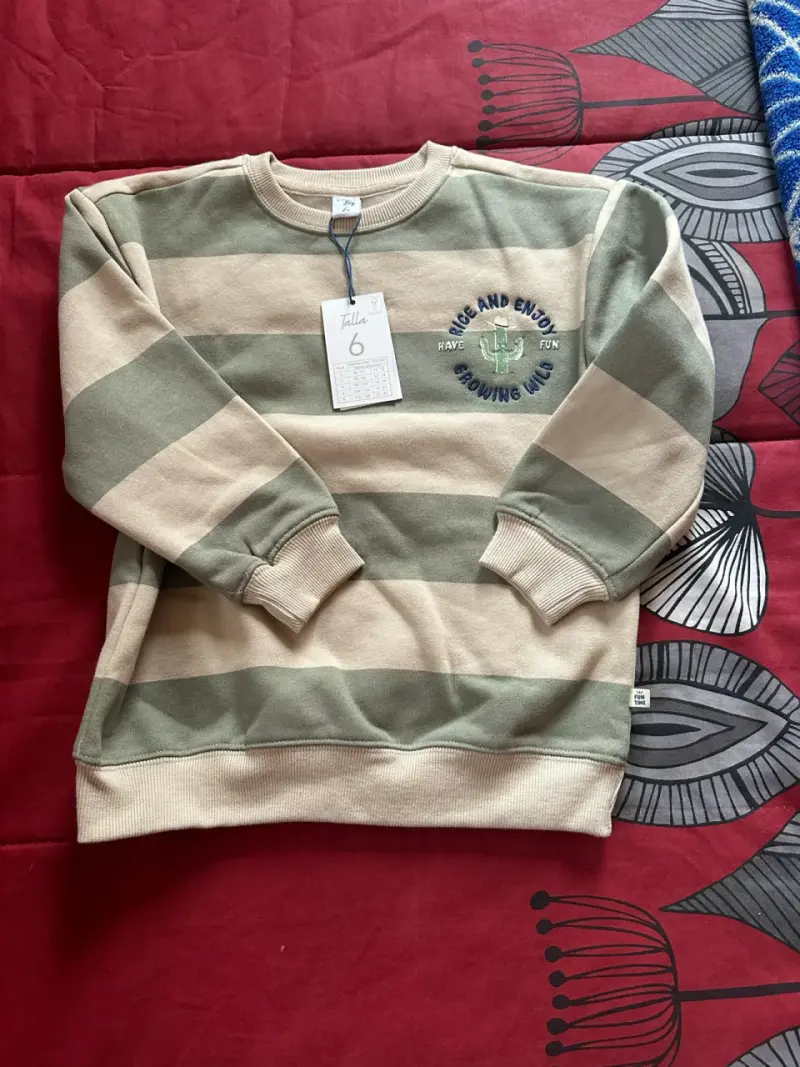 Polera de rayas para niño - 6