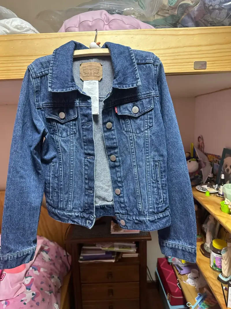 Chaqueta Levi's azul denim talla M - 3