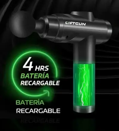 Pistola de masaje Liftgun con accesorios - miniatura 3