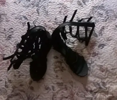 Sandalias gladiadoras negras Americanino - miniatura 4