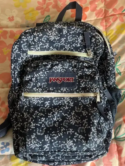 Mochila Jansport floral azul - miniatura 1