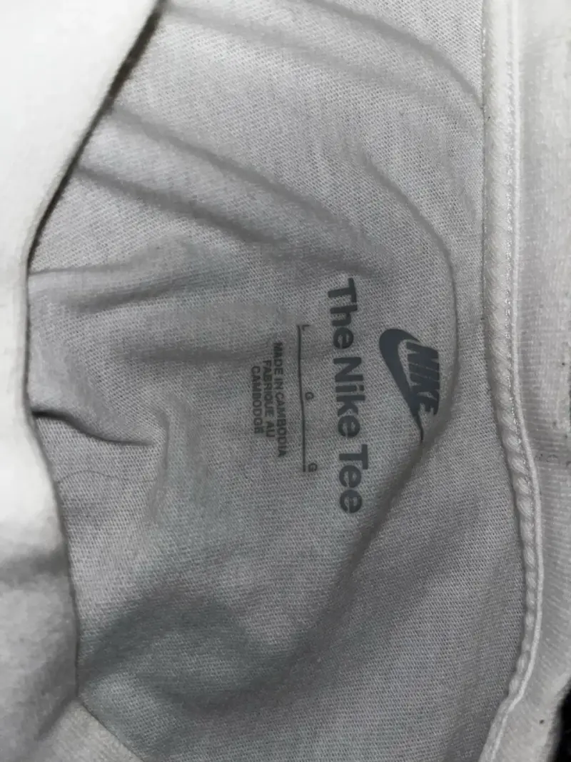 Polera Nike Just Do It blanca talla L - 3