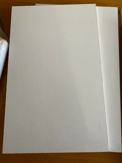 Puertas de melamina blanca textura madera 72x45 - miniatura 1