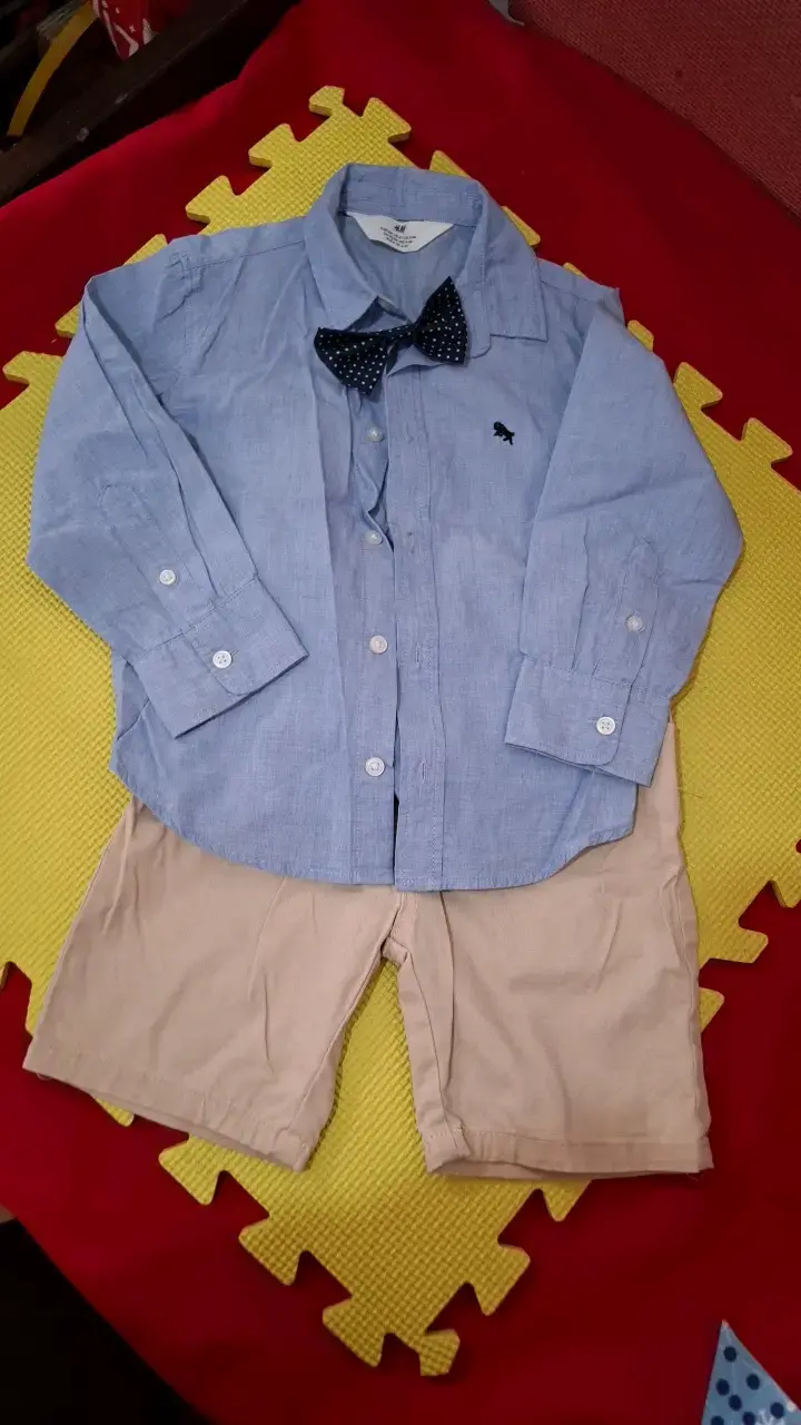 Conjunto infantil camisa y bermudas - 3