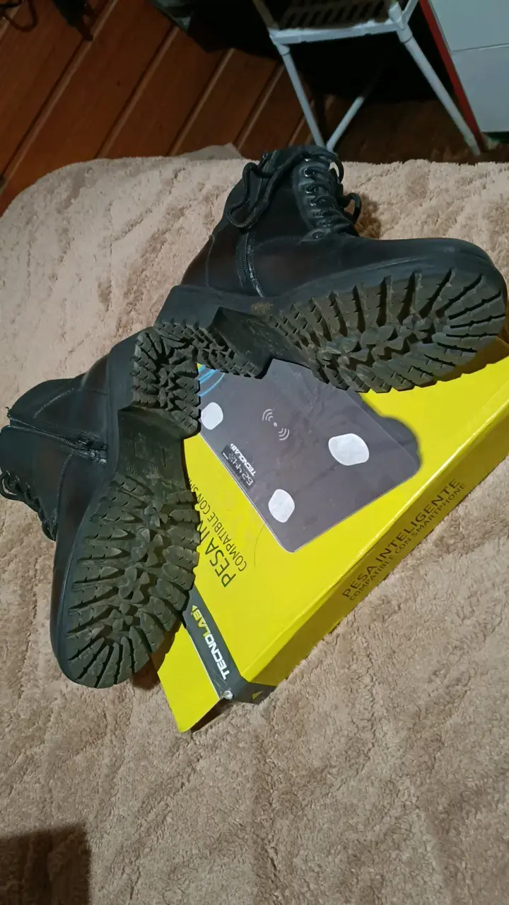 Botas de cuero negro para mujer - 2