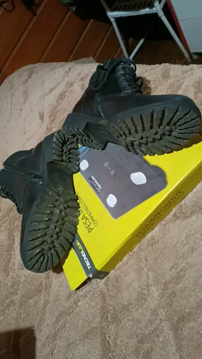 Botas de cuero negro para mujer - miniatura 2