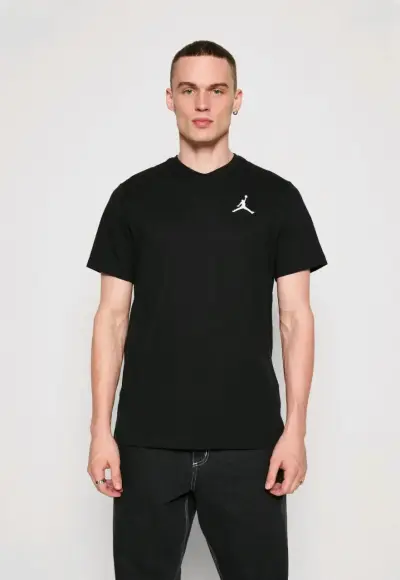 Polera Negra Nike Jordan Jumpman Logo Bordado XL - miniatura 6