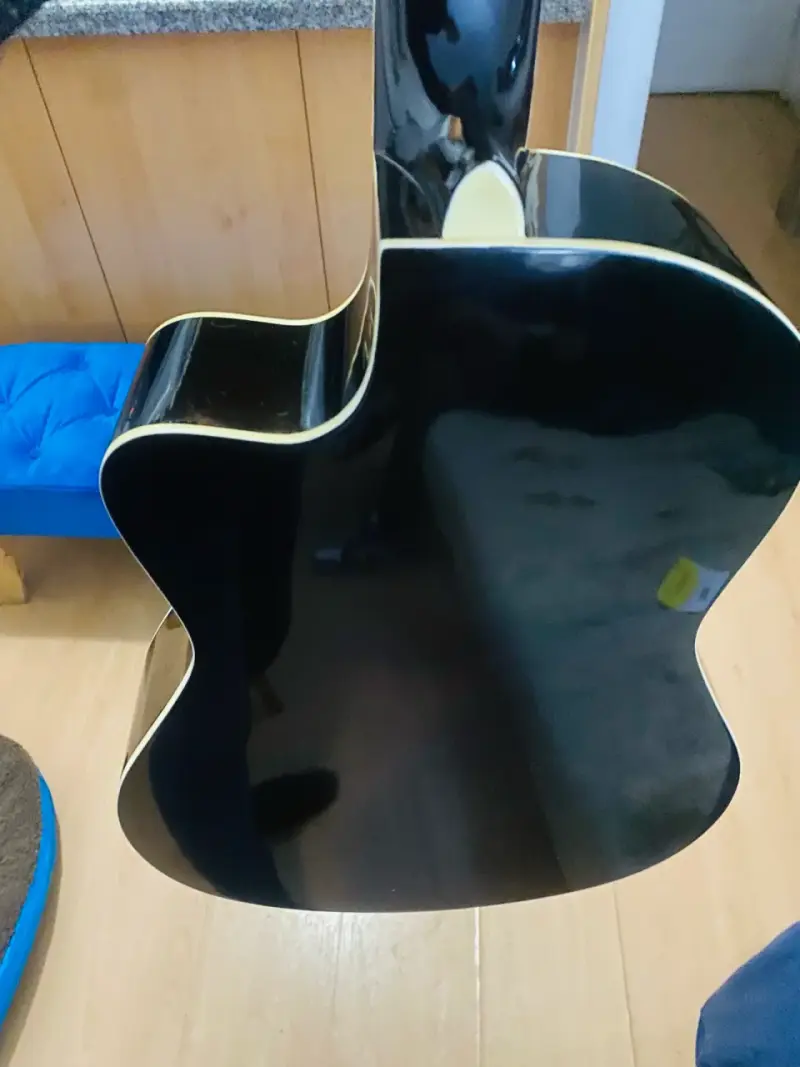 Guitarra acústica clásica de madera natural - 5