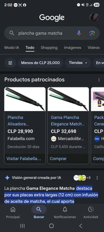 Plancha de pelo Gama matcha - miniatura 2