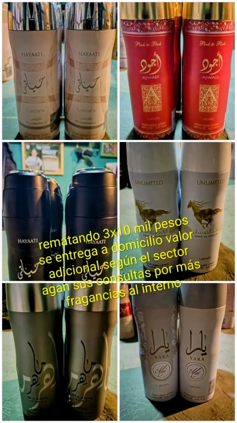 Set de desodorantes Lattafa variados