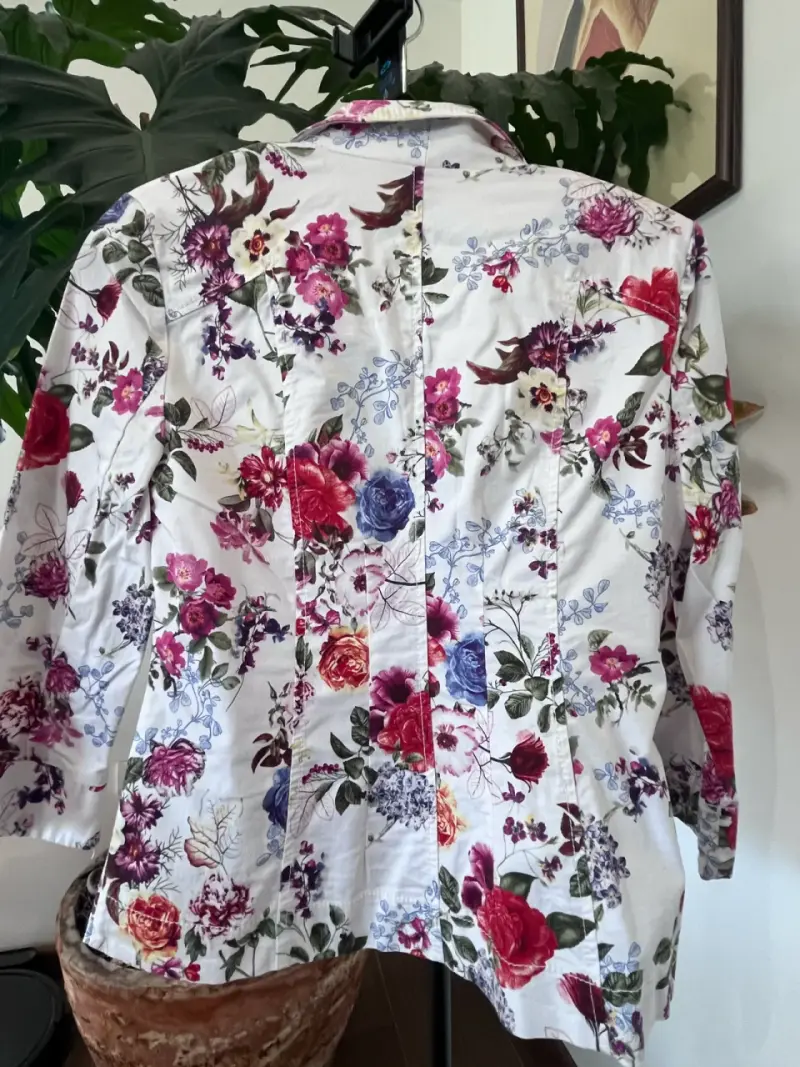 Blazer floral para mujer elegante - 6