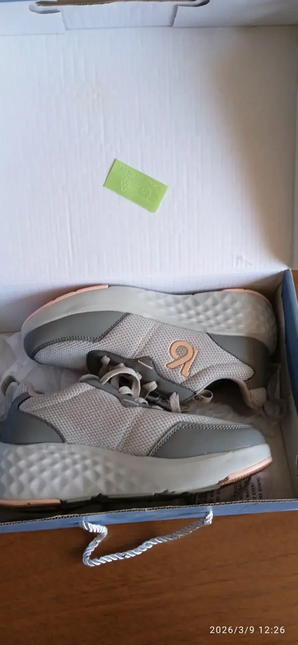 Zapatillas deportivas grises talla 35 - 3