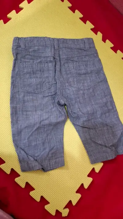 Bermudas de mezclilla azul para hombre - miniatura 2