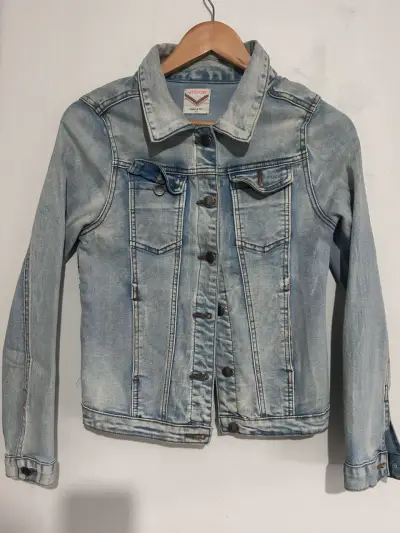 Chaqueta de mezclilla azul claro Umbro - miniatura 1